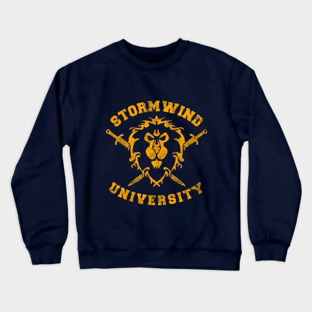 Stormwind university Crewneck Sweatshirt by karlangas